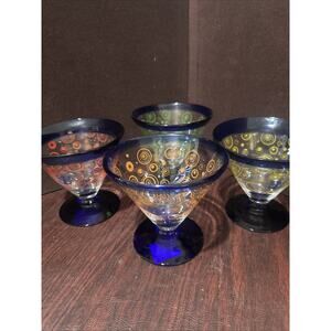 Royal Caribbean Kosta Boda Martini Glasses Gil Ny. 2009 Set of 4